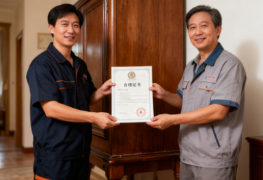 杭州市白蚁防治中心工作人员进行白蚁治理施工