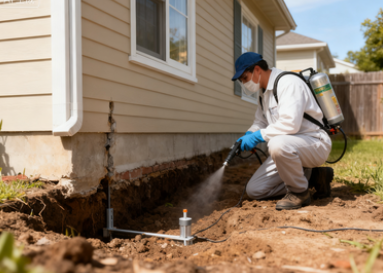 绍兴市白蚁防疫站完工后现场清理检查